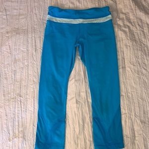 Lululemon Blue Crop Leggings